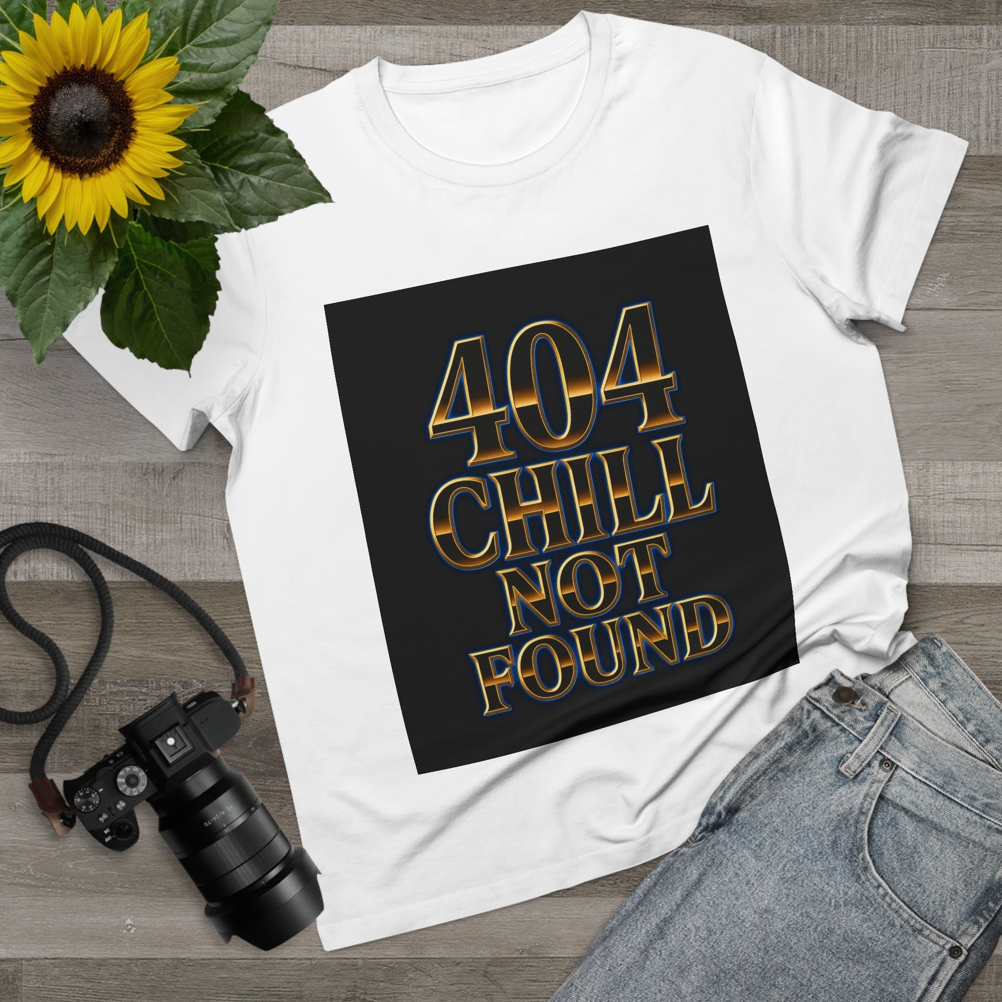 404 Chill Not Found Graphic Women's T-Shirt By Zero Chill Co | DROP001