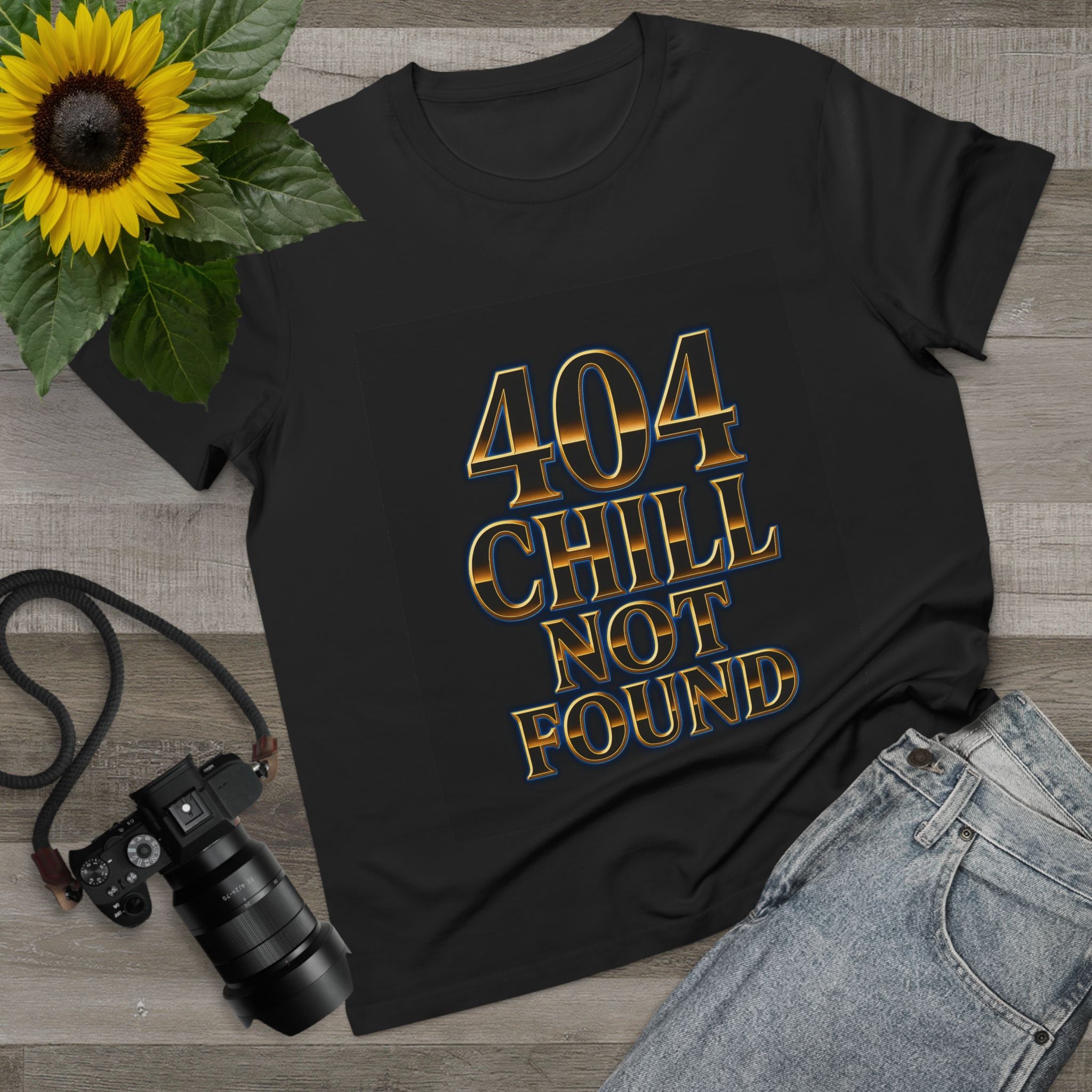 404 Chill Not Found Graphic Women's T-Shirt By Zero Chill Co | DROP001