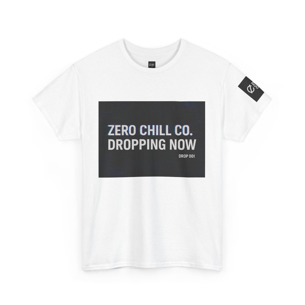 Zero Chill Co. DROP 001 LIMITED EDITION Unisex Heavy Cotton Tee - Trendy Streetwear