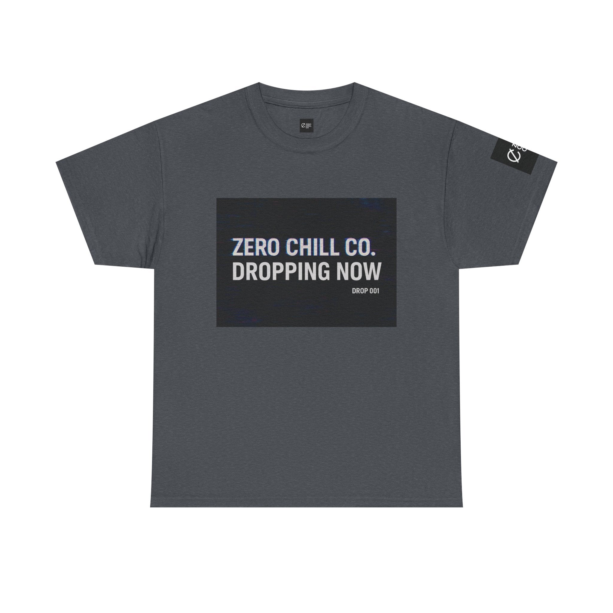 Zero Chill Co. DROP 001 LIMITED EDITION Unisex Heavy Cotton Tee - Trendy Streetwear