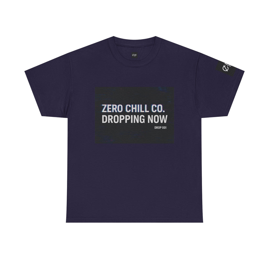 Zero Chill Co. DROP 001 LIMITED EDITION Unisex Heavy Cotton Tee - Trendy Streetwear