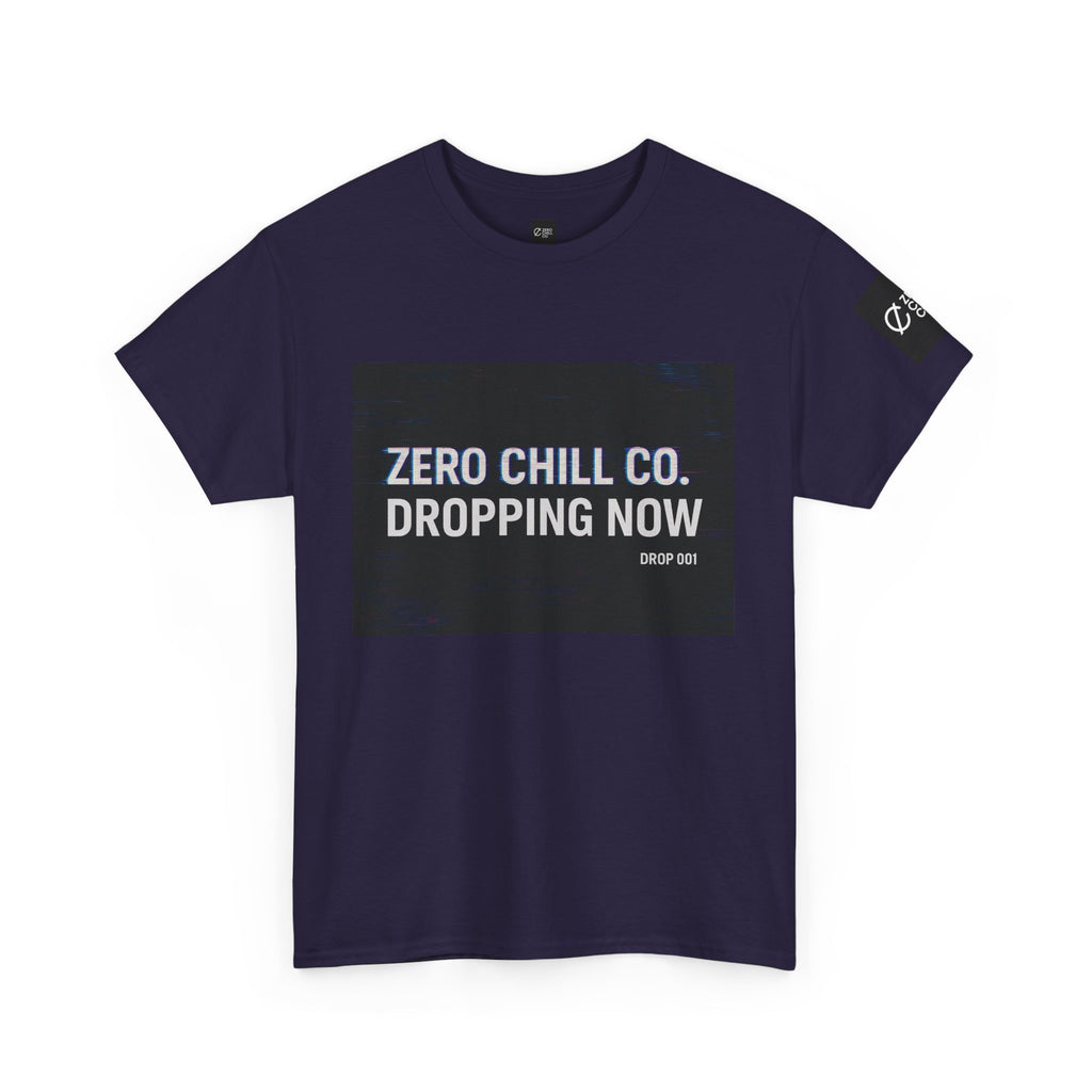 Zero Chill Co. DROP 001 LIMITED EDITION Unisex Heavy Cotton Tee - Trendy Streetwear