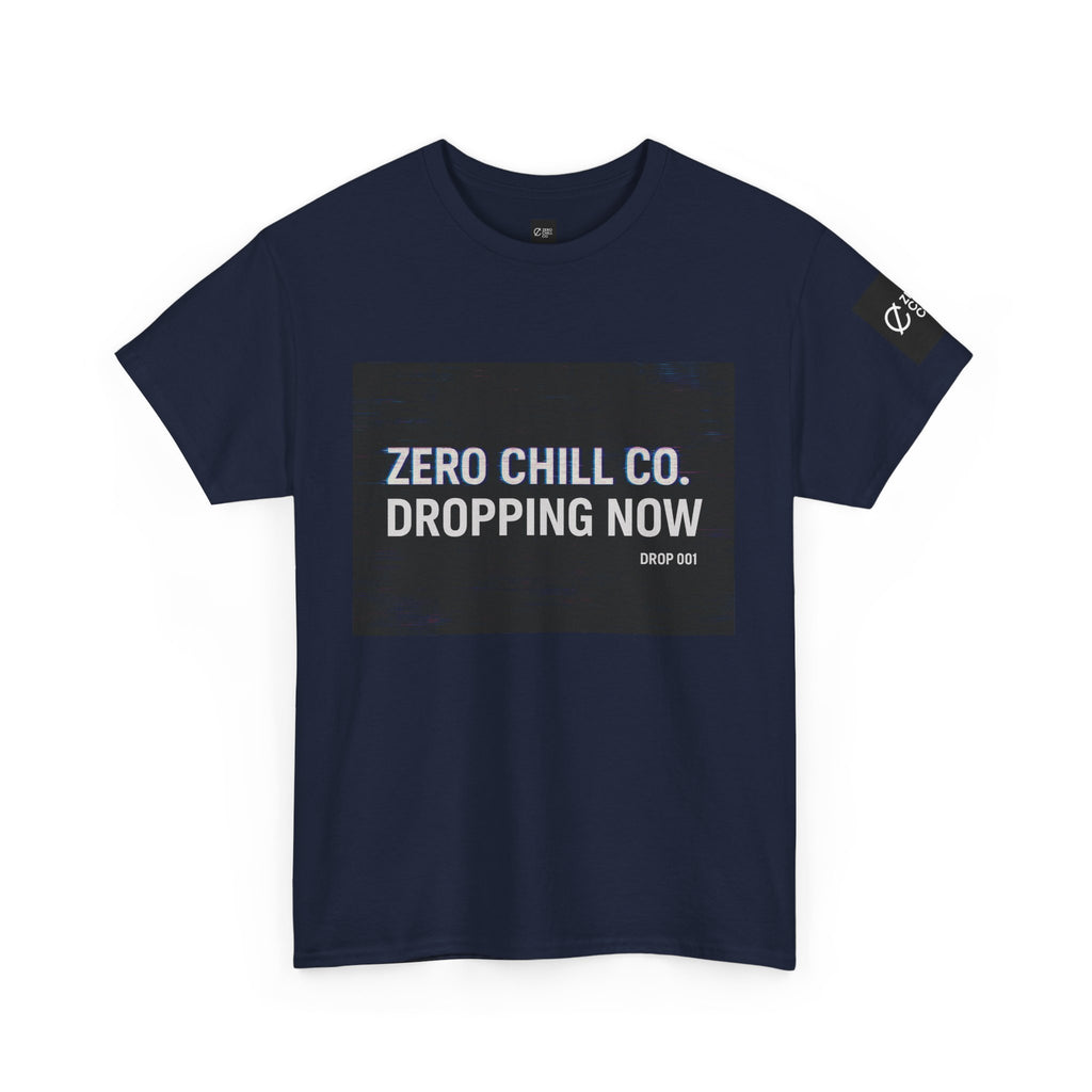 Zero Chill Co. DROP 001 LIMITED EDITION Unisex Heavy Cotton Tee - Trendy Streetwear