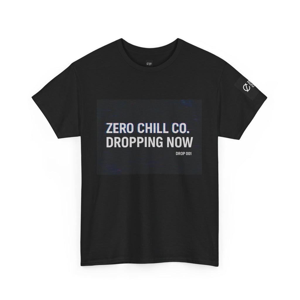 Zero Chill Co. DROP 001 LIMITED EDITION Unisex Heavy Cotton Tee - Trendy Streetwear